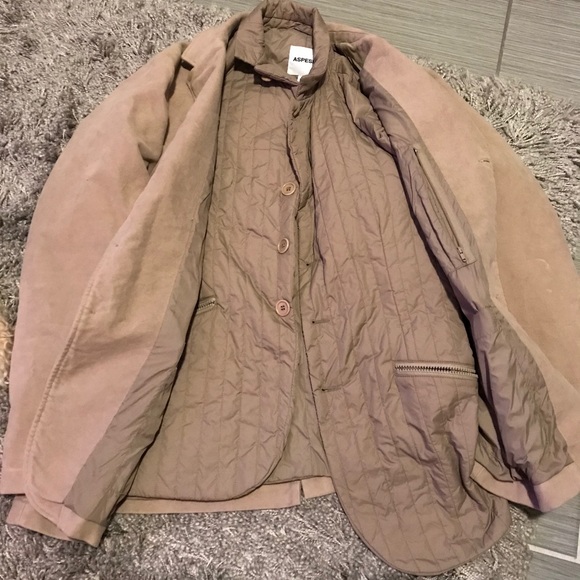 Men’s Alberto Aspesi tan jacket - Picture 2 of 3